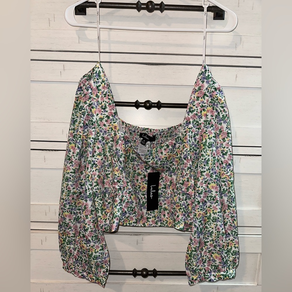 Lulus Floral Crop Top